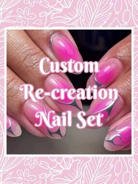💅Custom Re-Creation Press-On Nails (Made to Order)